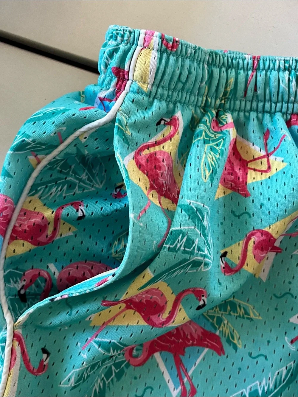Chubbies Flamingo 5.5 inch Swim trunks Sz  Extra Large